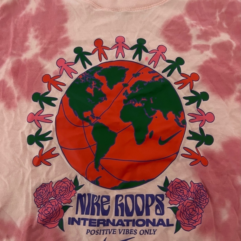 Nike Hoops International Tie-Dye Tee Youth Medium EUC​​ - Picture 5 of 5